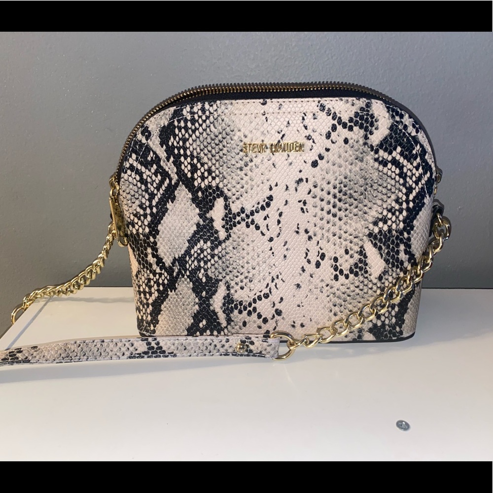 STEVE MADDEN SNAKE SKIN PURSE